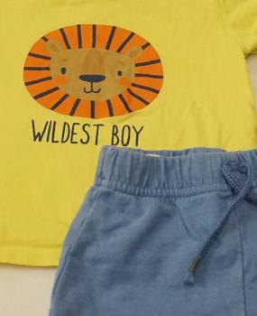 T-Shirt mit kurzer Hose Gr. 74 von Ergee (1891)